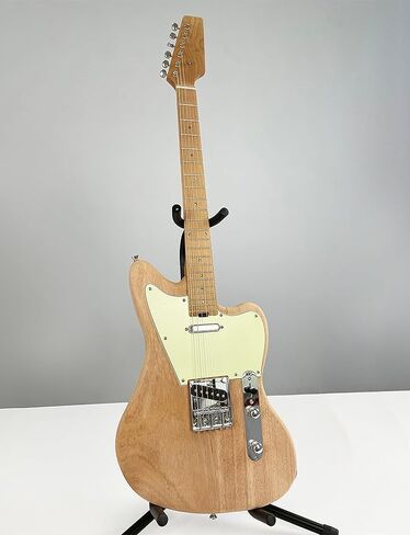 Ja DIY Electric Guitar Kit,Mahogany Body and Maplp Neck,Maplp Fretboard,Unfinished Uncut DIY Guitar Kit,Guitar Kits Build Your Own,Electric Guitars for Adults. in Saudi Arabia
