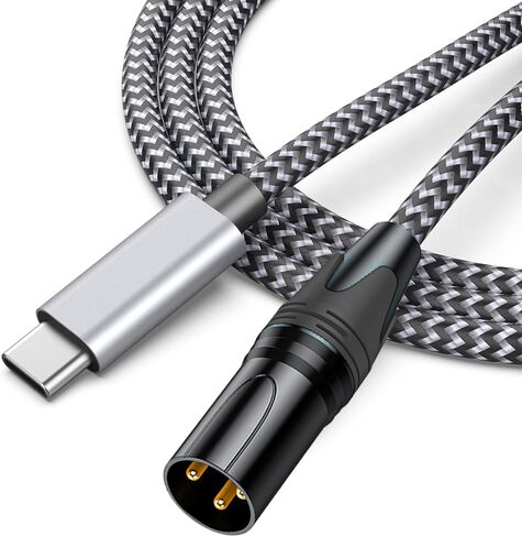 XLR to USB C Cable 4ft - USB C to XLR Male Output Cable for Mixer Console, Speaker in Saudi Arabia