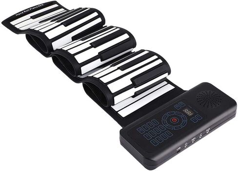 Rolling Piano, Portable 88 Keys Electronic Keyboard Hand Rolling Piano Built-in Rechargeable Battery in Saudi Arabia