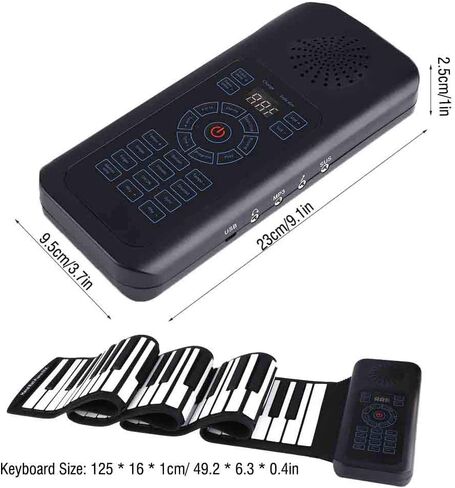 Rolling Piano, Portable 88 Keys Electronic Keyboard Hand Rolling Piano Built-in Rechargeable Battery in Saudi Arabia