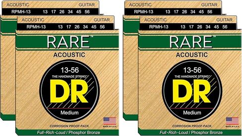 DR Strings RPMH-13 Rare Acoustic PB 13-56 حزمة من 4 قطع in Kuwait