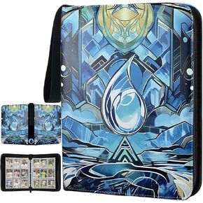 Card Binder for MTG/TCG,9 Pocket Trading Card Binder for YGO/PTCG,Holds 720 Cards,Collector Card Album for Standard Game Cards,Toys Gifts for Kids