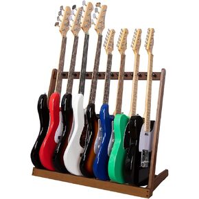 STRICH Guitar Stand for Multiple Guitars, Padded Multi Guitars Display for Home, Studio, SMT-10 (7-Holder)