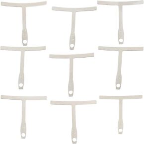 Piutouyar 9 Pcs Guitar Understring Radius Gauge, String Gauges Luthier Tools String Radius Gauge Measuring Tool for Guitar, Bass