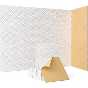 Soundproof Wall Panels, Kuchoow Acoustic Panels Sound Absorbing High Density, 12 Pack Sound Proof Panels for Walls Self-Adhesive, Sound Dampening Panels for Walls Bedroom Studio 12" X 12" X 0.4"