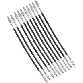 10Pcs Violin Tailgut Tail Gut Made of Steel Violin Tailpiece Non-slip Wire Tailcord Replacement Accessories