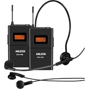 anleon 915mhz Tour Guide Wireless System Church System 1 Transmitter 1Receiver