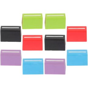Vaguelly Fader Caps, 10pcs Colorful Fader Caps Mixer Slider Fader Knobs Console Mixer Slider Fader Knobs Replacement