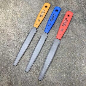 Hosco Set of 3 Double Edge Electric Guitar Nut File TL-NF3E