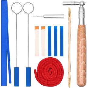 Piano Tuning Kit with Portable Case, 13 PCS Professional Piano Tuning Kit, Piano Tuner Hammer Mute Kit Tools for Beginner and Professional Tuner