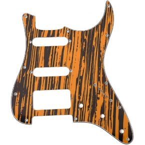 Alnicov Guitar Pickguard，11 Hole SSH，Guitar Scratch Plate，for Standard Strat Modern Style Guitar Replacement