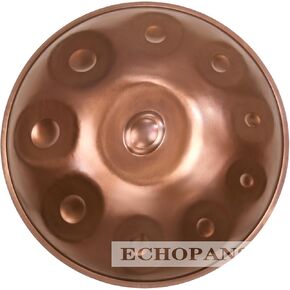 Handpan Steel Drum Instrument 440Hz 10 Notes in D Minor 23inches Handmade, Percussion Instrument