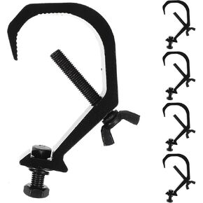 Alasum Stage Lights Hooks - Stage Light Clamp Lighting Clamp Hook Stage Light Clamp Hook Stage Lighting Hook Truss Stage Lighting Truss Clamps Aluminum-C Lights Clamp Aluminum DJ Truss Clamps