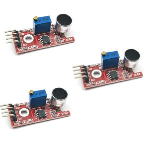 FainWan 3Pcs High Sensitivity Microphone Sensor AVR PIC Sound Detection Module for Ar-duino