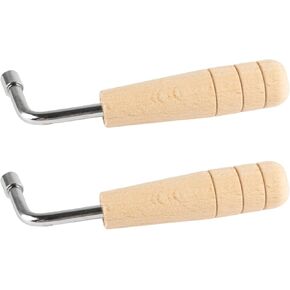 2-Pack Universal L-Shape Piano Tuning Wrench - Professional Melody Harp Tuning Tool for Lyre, Harp, and Other Small Stringed Instruments