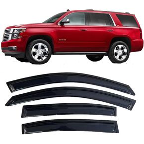 Side Window Visors Vent Deflectors for Chevrolet Tahoe GMC Yukon Cadillac Escalade 2015-2020 Rain Guards Sun Shade Vent Guard Visor in-Channel 194531
