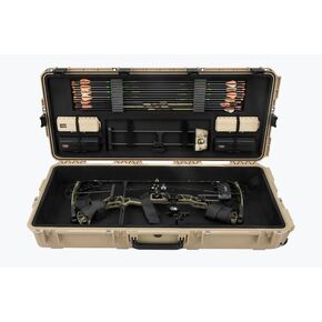 SKB Cases 3i-4217-MPLPT: Mathews Iseries Lift 29.5, 33 & Phase 4 29, 33 Case, Tan, Black Plush