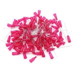Industrial Dispensing Needles with Luer Lock 14 Ga x 3 CM Length, Blunt Tip, Screw Interface,Pack of 100