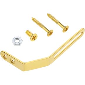 SING F LTD Jazz Guitar Support Bracket with Screws Nut Bolt Compatible with Archtop Jazz Hollowbody Guitar Pickguard Bracket Mounting