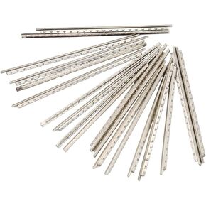 White Copper Wire, 19Pcs / Set 2.0mm Fret Wire Guitar Replacement Parts Set for Classic Wooden Guitars