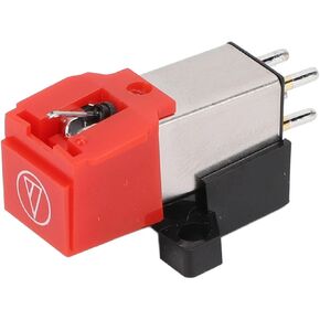 Dual Moving Magnet Phono Cartridge AT91R with Aluminum Cantilever, Double V Magnet Design, 20-20000Hz Frequency Range