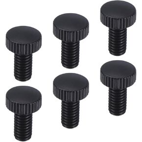 PATIKIL Guitar Tremolo Bridge Fine Tuning Screws Fine Tuner Screws Black for Bass Guitar Part Accessory 6pcs