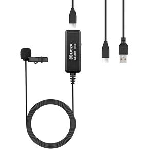 ميكروفون BOYA BY-DM10UC، ميكروفون رقمي متعدد الاتجاهات مزود بكابلات إخراج USB-C للهواتف الذكية التي تعمل بنظام Android والأجهزة اللوحية وأجهزة كمبيوتر MAC/PC in Kuwait