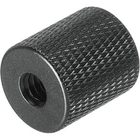 MECCANIXITY Mic Stand Adapter 1/4 Female to M8 Thread Female Camera Screw Thread Adapter for Microphone Tripod Stand Black
