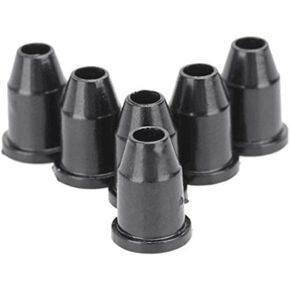 12pcs Black Guitar String Through Body Ferrules Mounting Replacement Part for Electric Guitar Replacement Accessories