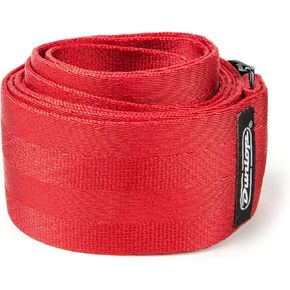 Jim Dunlop Deluxe Seatbelt Red Guitar Strap (DST70-01RD)