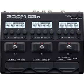 Zoom G3n G-Series Multi-Effects Processor for Guitar, 70 (68 Effects, 1 Looper Pedal, and 1 Rhythm Pedal) Onboard Digital Effects, 75 Custom-designed Factory Patches