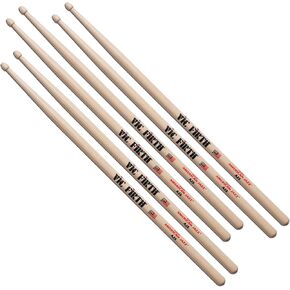 Vic Firth American Jazz 5 Drumsticks AJ5 - Pack of 3 Pairs, VIC-3XAJ5
