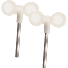 Totority 2pcs Winding clockwork supplies music Box hair scrunchies Winder winding keys winding keys replacement movement handle Metal self made Component Winding Keys For Windup Jewelry in Kuwait