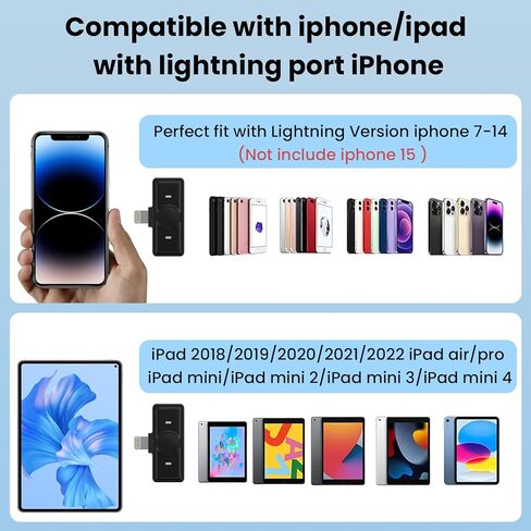 قطعتان من الميكروفون اللاسلكي الصغير لجهاز iPhone iPad مع حافظة شحن، ميكروفون Lav لتسجيل الفيديو الاحترافي لمقابلة YouTube ومدونة الفيديو والبث المباشر والبودكاست، نطاق نقل 65 قدم... in Kuwait