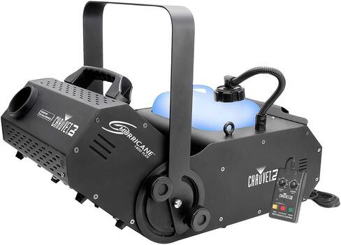 Chauvet H1800FLEX Hurricane 1800 Flex Adjustable Fog Machine Bundle w/Pig Hog PHDMX10 Lighting Cable and Liquid Audio Polishing Cloth in Saudi Arabia