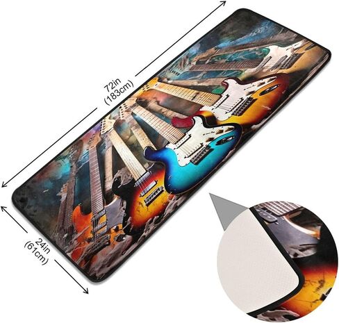 xigua Vintage Leopard Print Area Rug - 2' x 6' Washable Runner Rugs with Rubber Backing - Non Skid Floor Carpet for Indoor Living Room Hallway Kitchen in Saudi Arabia