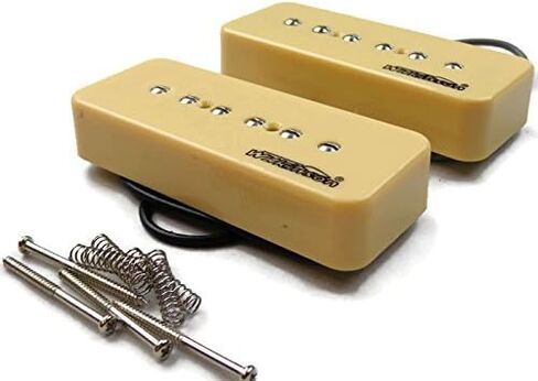 Wilkinson Black P90 Set Neck Bridge Guitar Pickups Set Soapbar Us Seller in Saudi Arabia