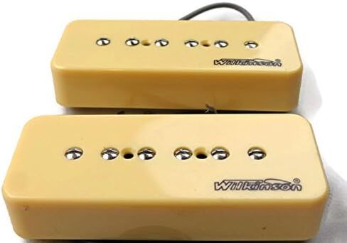 Wilkinson Black P90 Set Neck Bridge Guitar Pickups Set Soapbar Us Seller in Saudi Arabia