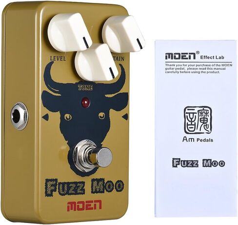 MOEN AM-FZ Fuzz Moo Fuzz Guitar Effect Pedal True Bypass Full Metal Shell With TONE Knob in Saudi Arabia