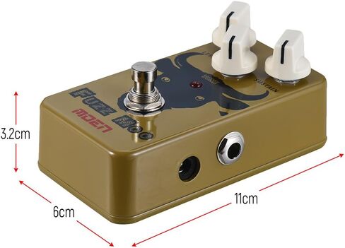 MOEN AM-FZ Fuzz Moo Fuzz Guitar Effect Pedal True Bypass Full Metal Shell With TONE Knob in Saudi Arabia