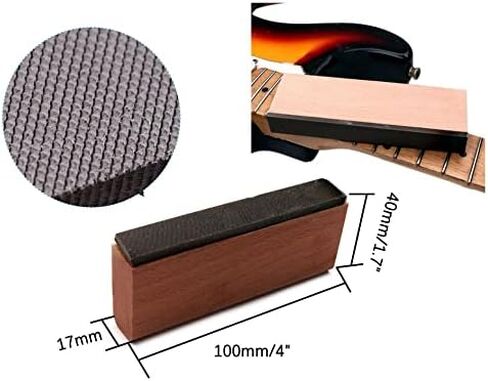 Guitar Fret Repairing Maintenance Luthier Tool Kit with Fret Leveling File End Beveling File Fret Crown Dressing File Hammer Neck Rest Bridge Clamp Fingerboard Guards for String Instrument in Saudi Arabia