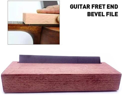 Guitar Fret Repairing Maintenance Luthier Tool Kit with Fret Leveling File End Beveling File Fret Crown Dressing File Hammer Neck Rest Bridge Clamp Fingerboard Guards for String Instrument in Saudi Arabia