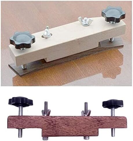 Guitar Fret Repairing Maintenance Luthier Tool Kit with Fret Leveling File End Beveling File Fret Crown Dressing File Hammer Neck Rest Bridge Clamp Fingerboard Guards for String Instrument in Saudi Arabia