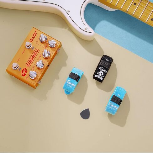 GUITTO Guitar String Mute Dampener Guitar Noise Reducer Dampener Universal Guitar Fretboard Muting Wraps Fit for Electric Wood Acoustic Guitar Bass Musical Instruments Accessory in Saudi Arabia