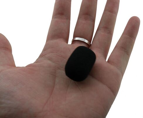 40PCS 30x22x8mm Lavalier Headset Mic Foam Cover Microphone Foam Windscreen Mic Cover for Gaming Headset Aviation Headset Podium Microphone in Saudi Arabia