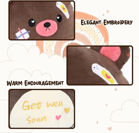 Easfan Get Well Soon Unicorn Plush Pillow Soft Plush Toy Get Well Soon Gift for Kids Patient Feel Better Gifts for Women Throw Pillow Sofa Cushion Home Decoration in Saudi Arabia