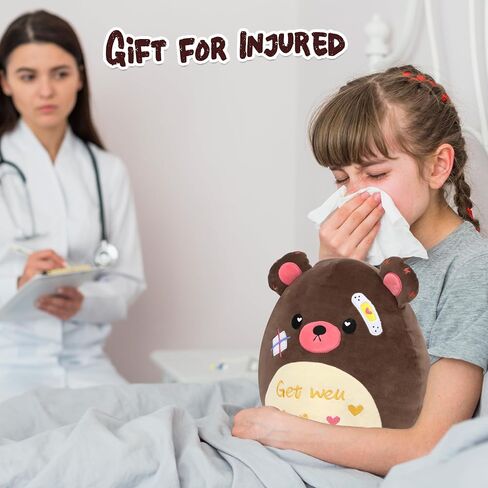 Easfan Get Well Soon Unicorn Plush Pillow Soft Plush Toy Get Well Soon Gift for Kids Patient Feel Better Gifts for Women Throw Pillow Sofa Cushion Home Decoration in Saudi Arabia