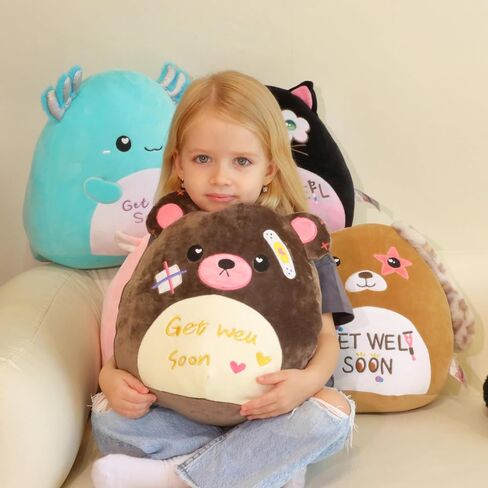 Easfan Get Well Soon Unicorn Plush Pillow Soft Plush Toy Get Well Soon Gift for Kids Patient Feel Better Gifts for Women Throw Pillow Sofa Cushion Home Decoration in Saudi Arabia