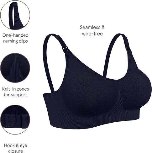 Bravado Body Silk Seamless Nursing Bra , X-Large, Butterscotch in Kuwait