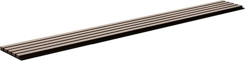 VEVOR Wood Slat Acoustic Panels, 7.9 x 94.5 in, 4-Piece MDF Accent Wooden Wall Panels, Faux Wood Wall Board Panels for Modern Interior Decor and Noise Reduction, Walnut in Saudi Arabia